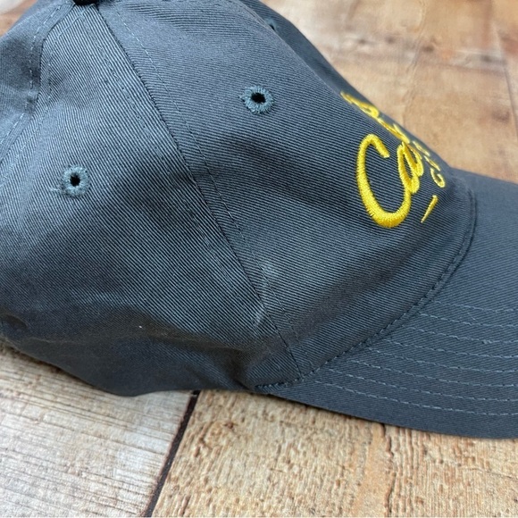 Cabela's Club Adjustable Baseball Cap Hat Grey Yellow One Size Fits Most Outdoor - Picture 4 of 6